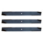 72" Cut 6403 Lawn Mower Blade Set 3 Fits Grasshopper 320250 Fits Hi-Lift 1/2" CH