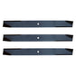 72" #6403 Lawnmower Blade Set (3) Fits Grasshopper 320251 320253 1/2" CH