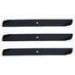 72" Cut 6403 Lawn Mower Blade Set 3 Fits Grasshopper 320250 Fits Hi-Lift 1/2" CH
