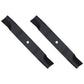 Qty 2: Non-Notched Mower Blade Fits Hustler Replaces 50-2205