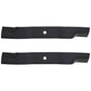 Qty 2: Non-Notched Mower Blade Fits Hustler Replaces 50-2205