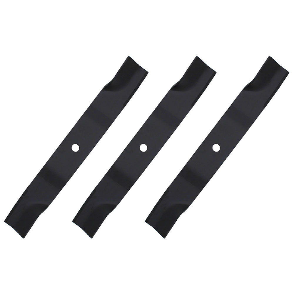 Qty 3: Non-Notched Mower Blade Fits Bobcat Replaces 11211-02