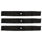 Set of (3) 783977 Replacement High Lift Blade Fits Hustler Model: Super Z