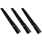 Set/3 blades for Bush Hog RTH84 rear mounted grooming mower replaces 50033779