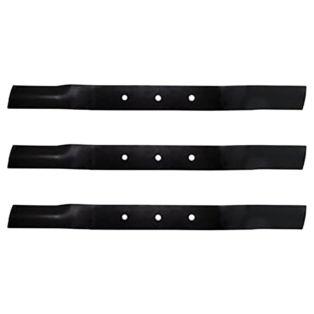 Set/3 blades for Bush Hog RTH84 rear mounted grooming mower replaces 50033779