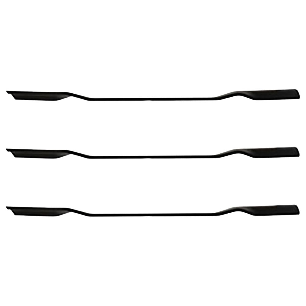 Set/3 blades for Bush Hog RTH84 rear mounted grooming mower replaces 50033779