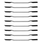 9 Pack Finish Mower Blades Fits BUSH HOG Replaces 50033779