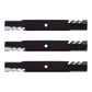 Set of 3 18 3/4" x 5/8" High Lift Mower Blades Fits Toro Titan 115-9650-03