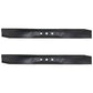 2-Blade Set Toothed Mulching Mower Blade Fits Toro 21" Cut 108-3762-03