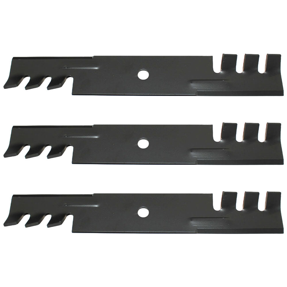 Mulching Blades 3pk 48" Fits Gator Fits Exmark Turf Tracer HP Metro Viking 32351