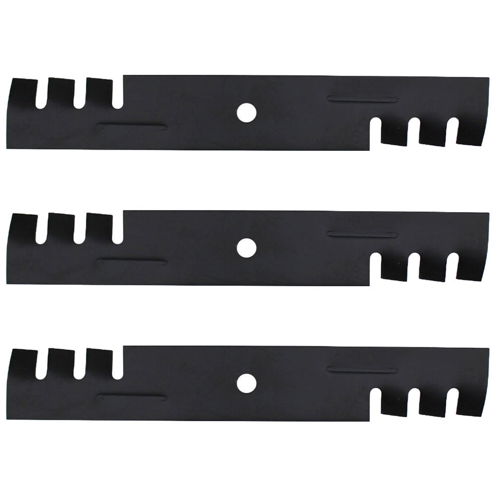 Mulching Blades 3pk 48" Fits Gator Fits Exmark Turf Tracer HP Metro Viking 32351