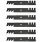 6 Toothed Mower Blades Fits Exmark Zero Turn Repl. 1-323515 1-403026 103-2507
