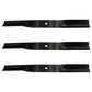 Set of 3 RM360 RM550 Mower Blades Fits Woods 34615 34615KT 15127