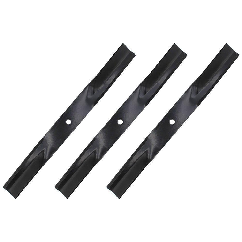 Set of 3 RM360 RM550 Mower Blades Fits Woods 34615 34615KT 15127