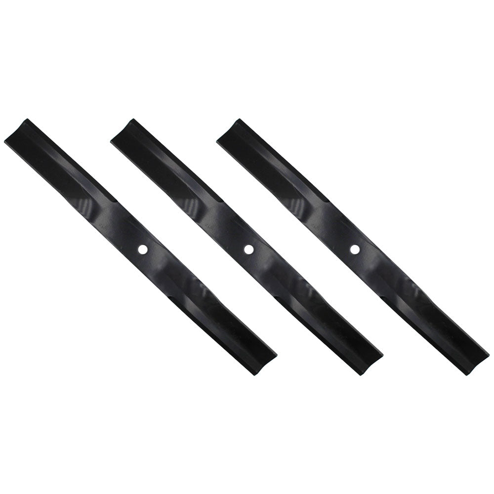72" Rotary #6434 Lawn Mower Blade Set (3) Fits Woods #15127 5/8" Center Hole CH
