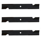 Qty 3: Heavy Duty Notched High Lift Blade Fits Scag Replaces LAB50-0387_x3