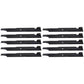 10 Fits Hi-Lift Lawn Mower Blades for Bush Hog 60" & 61" Cut Replaces 50056493