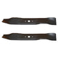 Qty 2: Non-Notched Mulching Blade Fits MTD Replaces 742-0323