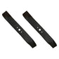 Qty 2: Non-Notched Mulching Blade Fits White Replaces 742-3032