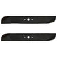 Qty 2: Non-Notched Mulching Blade Fits MTD Replaces 742-0323
