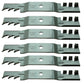 (6) Zero Turn Mower Mulch Blades - Z Force & Tank 48'' Deck Fits Cub Cadet