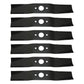 6-Pack Left Hand Blades Fits Case (Ingersoll) C24442, C12262 for 44 dec
