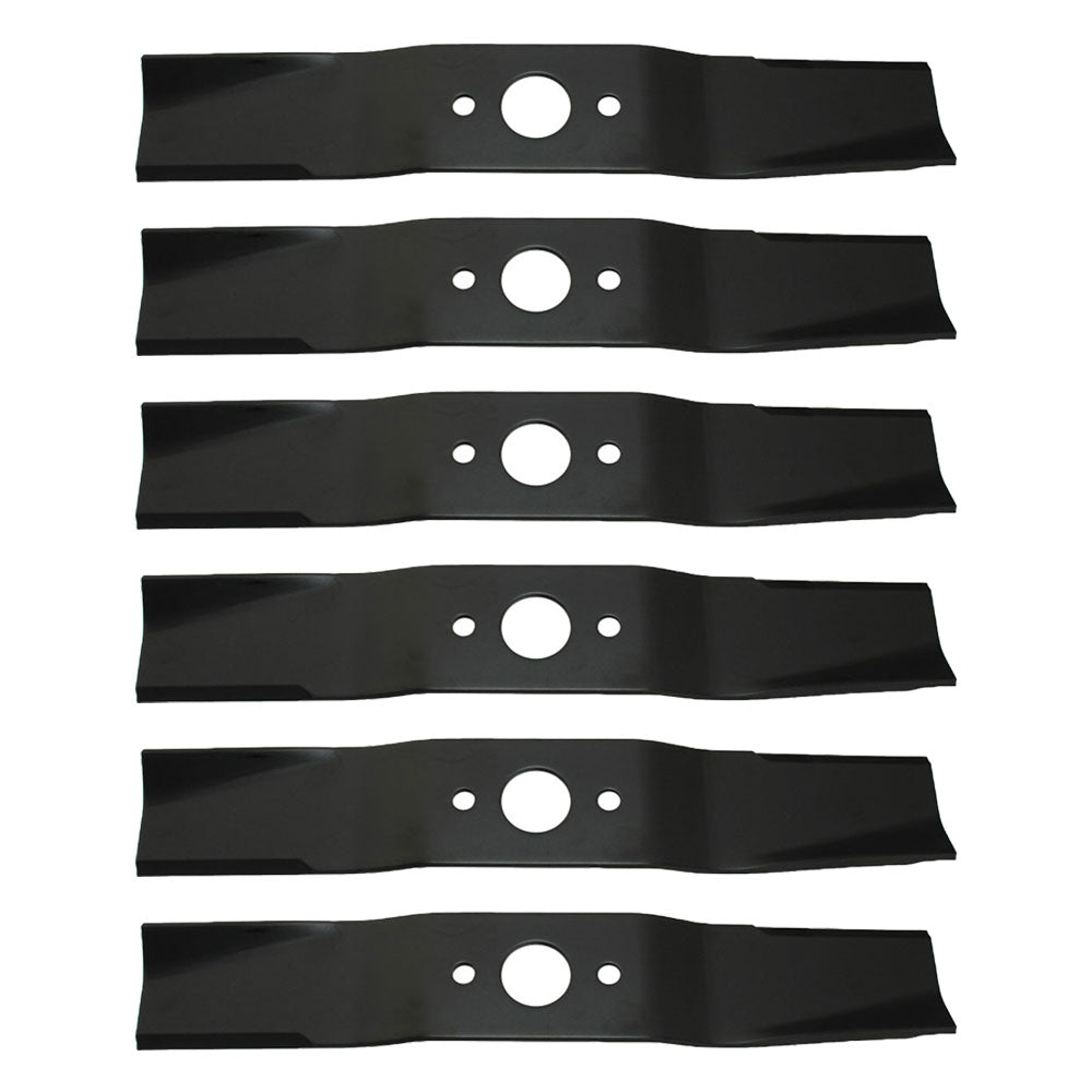 6-Pack Left Hand Blades Fits Case (Ingersoll) C24442, C12262 for 44 dec