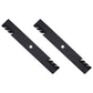 (2) Toothed Mulching Mower Blades Fits Poulan Pro 42" Decks Replaces 532138971