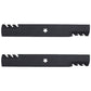 Qty 2: Toothed Mulching Blade
 Fits AYP Replaces 127843
