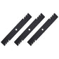 Qty 3: Toothed Mower Blades Fits Mcculloch Replaces 532139775