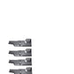 (4) Toothed Mulching Mower Blades Fits Husqvarna 42" Decks Replaces 532138971