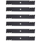 Qty 6: Toothed Mower Blades Fits Husqvarna Replaces 113312X