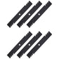 Qty 6: Toothed Mower Blades Fits Oregon Replaces 596-900
