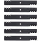 Qty 6: Toothed Mower Blades Fits Mcculloch Replaces 532139775