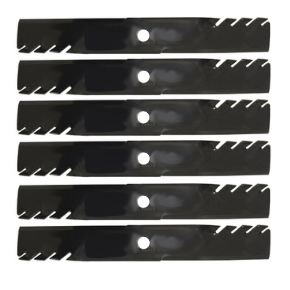 Six (6) 392-025 Blades For 60" Fits Exmark Lazer Z 103-6393 103-6398 116-5174