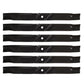 6PK Oregon 91-526 Lawn Mower Blades fits Dixie Chopper 74" Cut 30227-74X