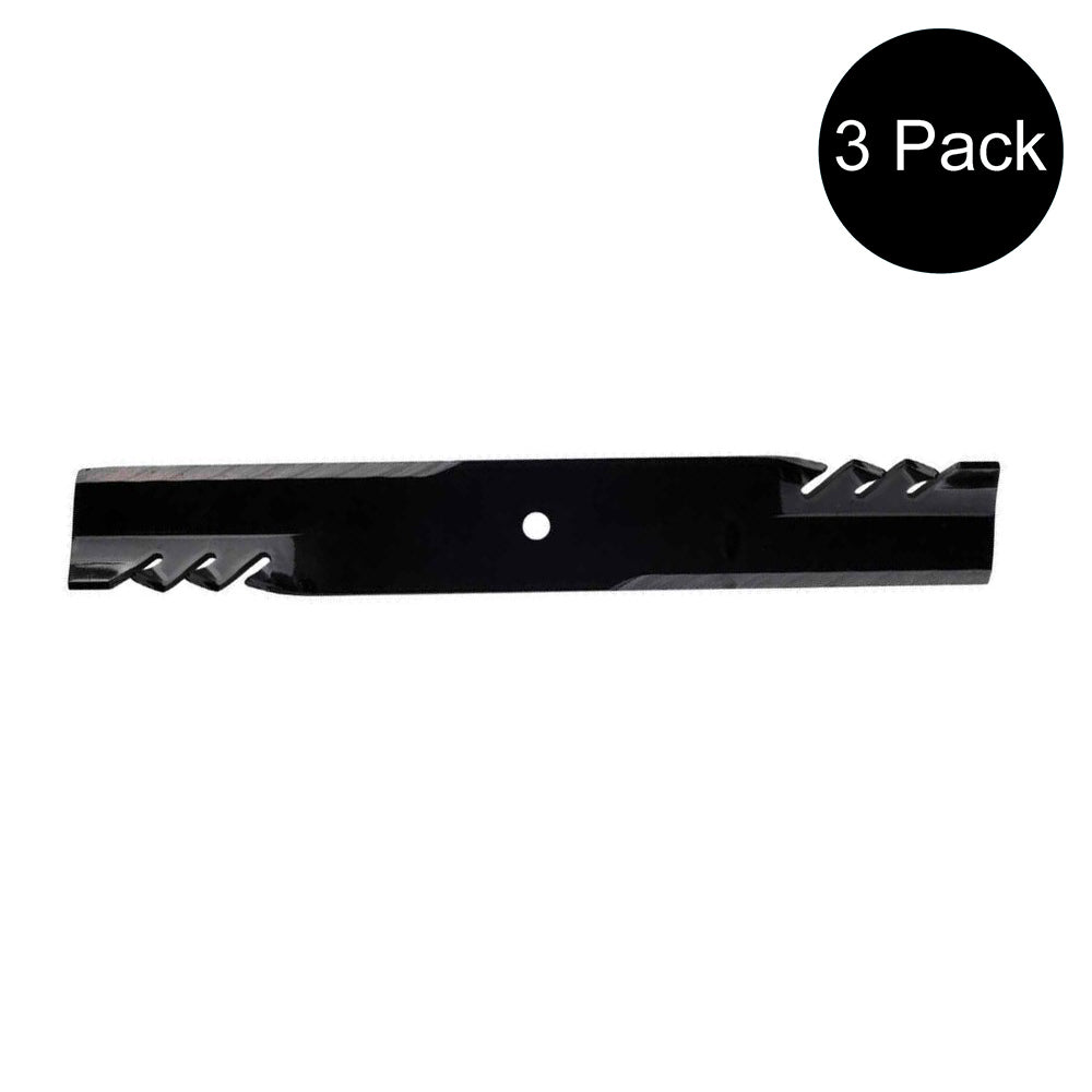 Qty 3: Heavy Duty Toothed Mower Blade Fits Great Dane Replaces D18037