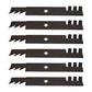 Qty: 6 Toothed Mulching Mower Blade Fits Yazoo/Kees Replaces 539112079