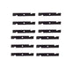 Qty 12: Notched Air-Lift Mower Blade
 Fits Toro Replaces 103-6387