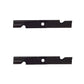 (2) Notched Air-Lift Blades 140-1242 Fits Toro Titan Z5200 ZTR 109-6873