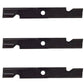 Set of 3 52" mower blades to fit Fits Exmark 103-6402 103-6402-S 103-6392