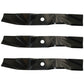 3 Fits Exmark  MULCHING Blades. For 60" Laser Z Deck 103-6393  (11242)