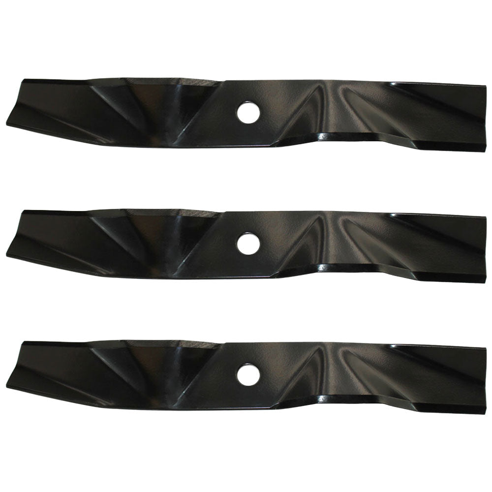 3 Fits Exmark  MULCHING Blades. For 60" Laser Z Deck 103-6393  (11242)