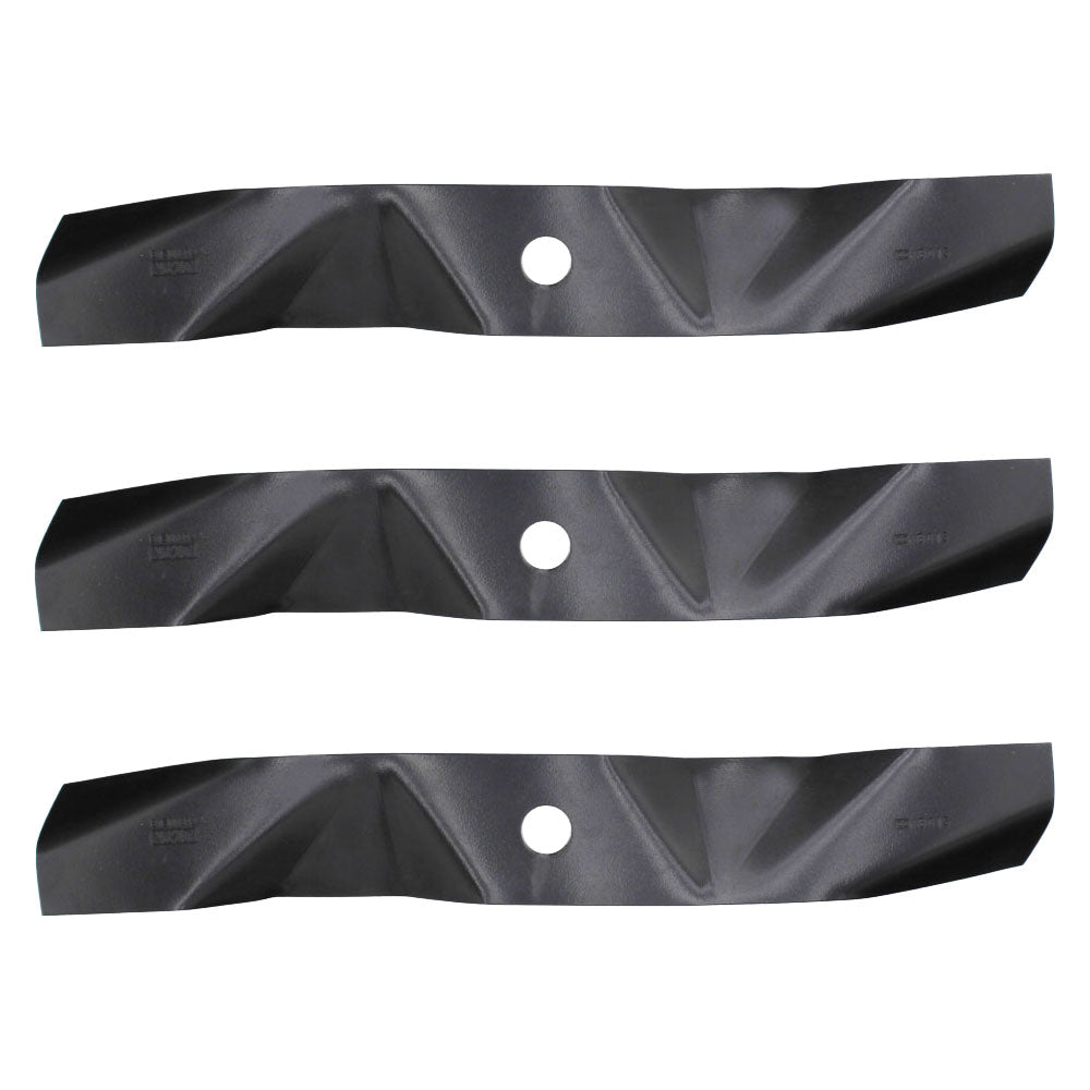 3 Fits Exmark  MULCHING Blades. For 60" Laser Z Deck 103-6393  (11242)
