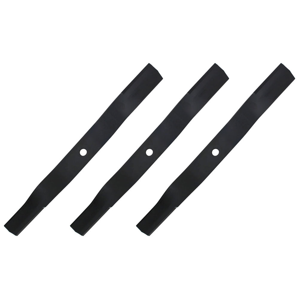 60" Rotary #6432 Left Hand Lawn Mower Blade Set (3): Fits Woods #31359