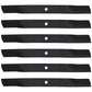Qty 6: Mower Blades Fits Woods Replaces 23825