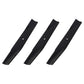 Set of (3) Mower Blades Fits Craftsman Fits AYP 44" 106635X 122265X
