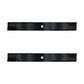 Two (2) Low Lift Blade Fits Exmark Lazer-Z XS LC AS AC 5/8" CH Diameter 103-2510