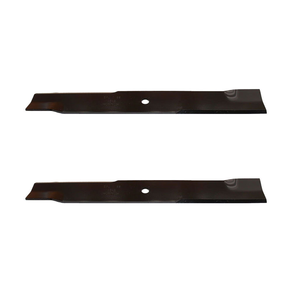 Two (2) Low Lift Blade Fits Exmark Lazer-Z XS LC AS AC 5/8" CH Diameter 103-2510