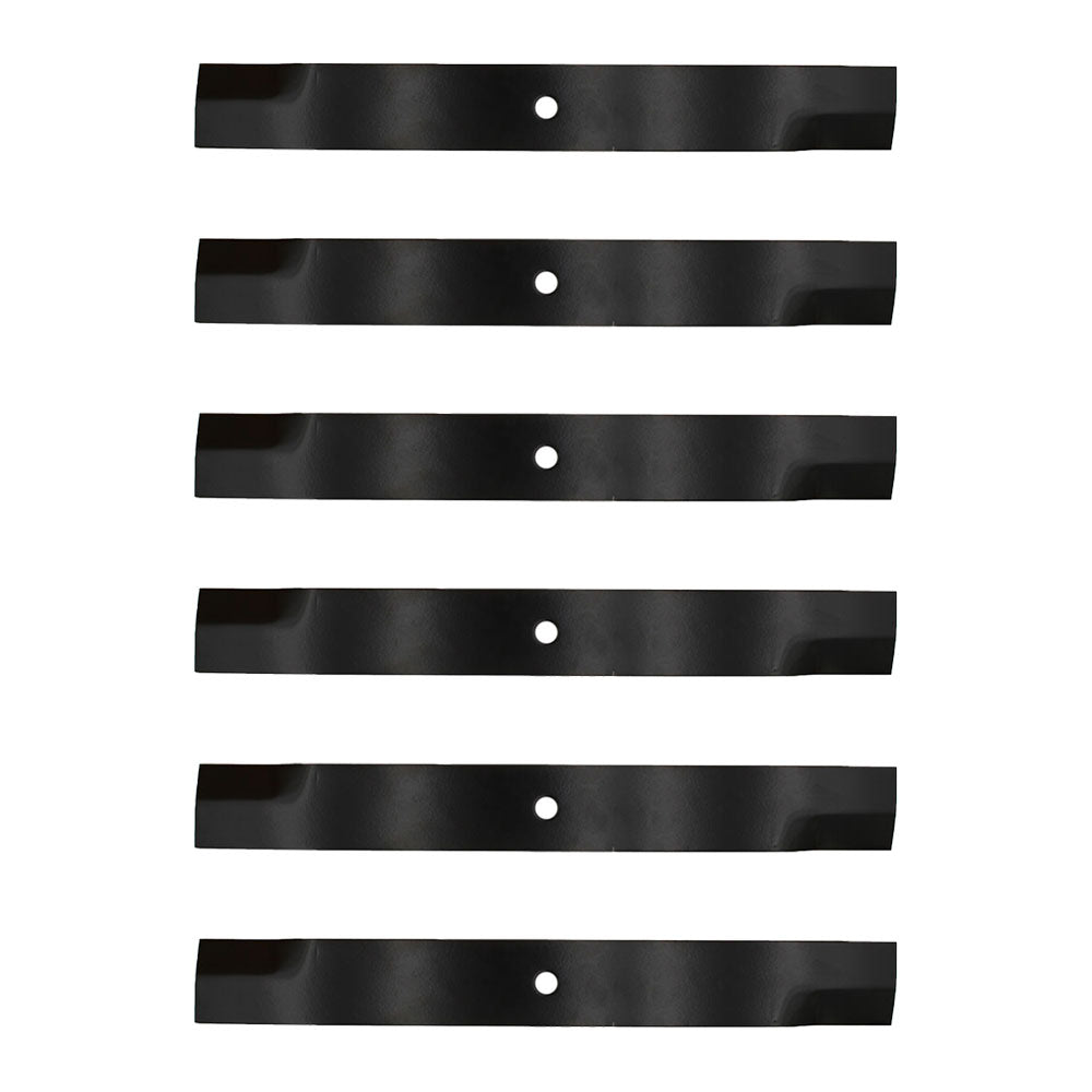 Six Low Lift Blades Fits Exmark Lazer-Z XS LC AS AC 5/8" CH Diameter 103-2510